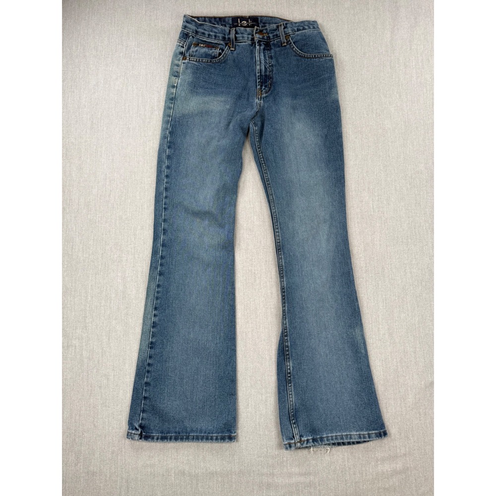 Vintage lei Life Energy Intelligence Flare Leg Jeans‎ Medium Wash Cotton Size 7